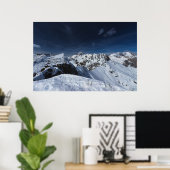 スロベニアの山Viševnikからの壮大な景色 ポスター (ホームオフィス)