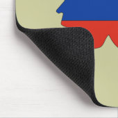 スロベニアの旗の地図 マウスパッド (コーナー)