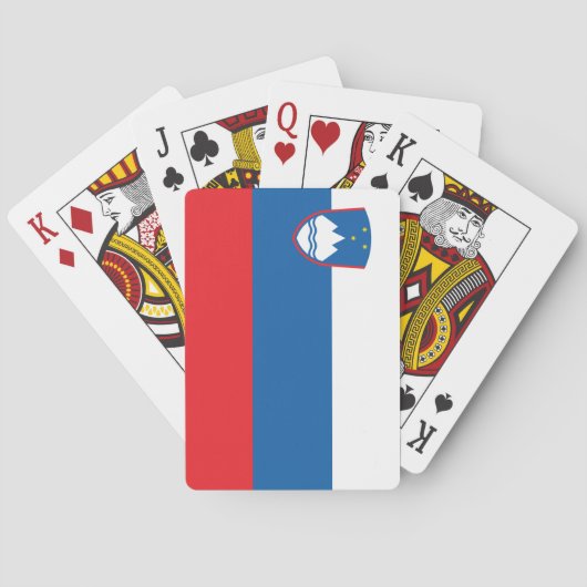 スロベニアの旗 トランプ (裏面)