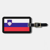 スロベニアの旗 ラゲッジタグ (正面横)