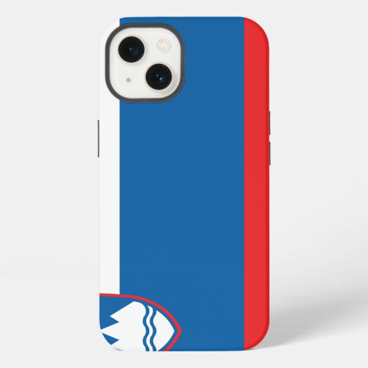 スロベニアの旗 iPhoneケース (裏面)