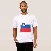 スロベニアの旗 Tシャツ (正面フル)