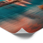 スロベニアの有名な旅行プレイス ポスター (角)