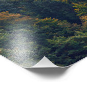 スロベニアの秋林の教会 フォトプリント            (角)