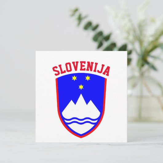 スロベニアの紋章 (スタンド正面)
