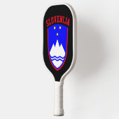 スロベニアの紋章 ピックルボールラケット (左)