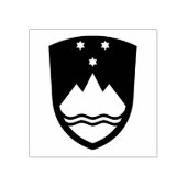 スロベニアの紋章 ラバースタンプ (インプリント)