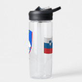 スロベニアの紋章、国旗、スロベニア ウォーターボトル (左面)