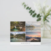 スロベニアの風景のまわりにBled collage記念品 ポストカード (スタンド正面)