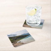 スロベニアのBohinj湖の横の小屋 スクエアペーパーコースター (インサイチュ)