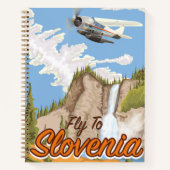 スロベニアへ飛ぶ ノートブック (正面)