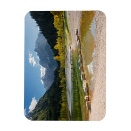 スロベニアアルプスのジャスナ湖秋 マグネット