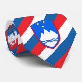 スロベニアファッション国旗のビジネス ネクタイ (ロール)