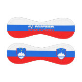 スロベニア国旗とコート・オブ・アームズ 野球ボール (パネル)