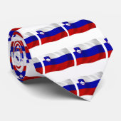 スロベニア国旗のタイ ネクタイ (ロール)