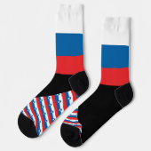スロベニア国旗の色/スポーツ ソックス (左)
