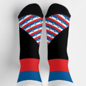 スロベニア国旗の色/スポーツ ソックス (上部)