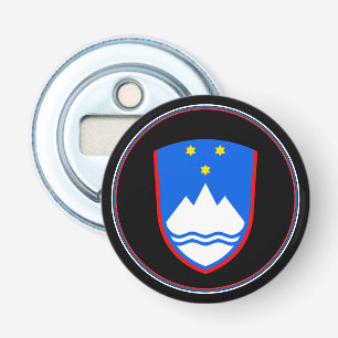 スロベニア国旗ボトルオープナー、スロベニアのエンブレム 栓抜き