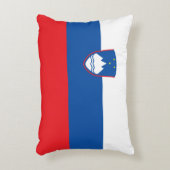 スロベニア国旗 アクセントクッション (正面(垂直))