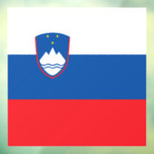 スロベニア国旗 ウィンドウサイン (シート3)