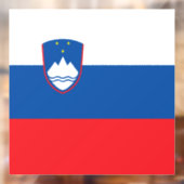 スロベニア国旗 ウィンドウサイン (シート2)