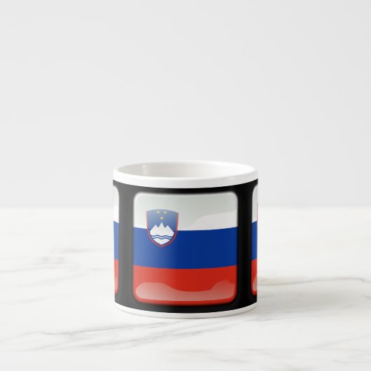 スロベニア国旗 エスプレッソカップ (正面)