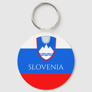 スロベニア国旗 キーホルダー