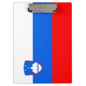 スロベニア国旗 クリップボード (正面)