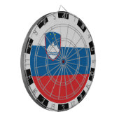 スロベニア国旗/ゲーム盤 ダーツボード (正面左)