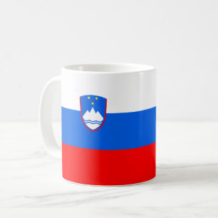 スロベニア国旗 コーヒーマグカップ