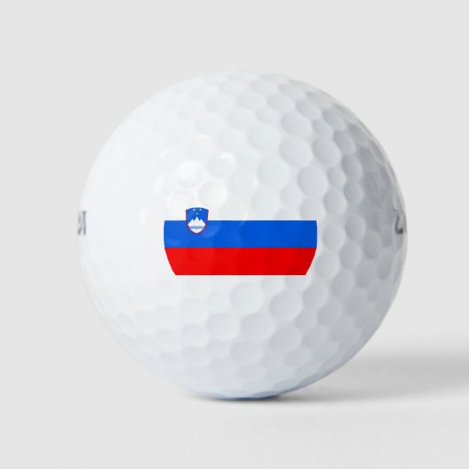 スロベニア国旗 ゴルフボール (正面)