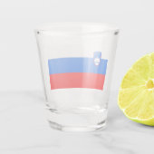 スロベニア国旗 ショットグラス (裏面)