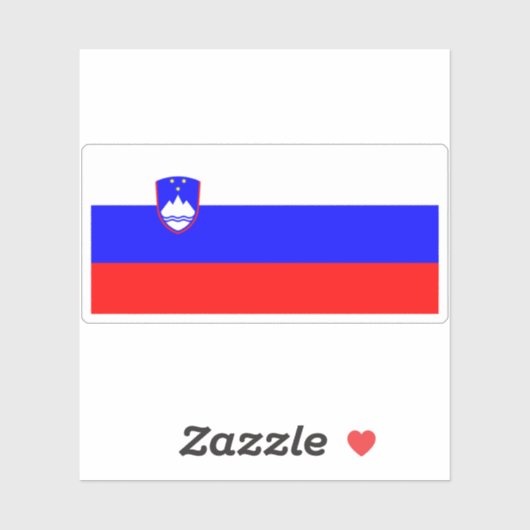 スロベニア国旗 シール (シート)