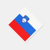 スロベニア国旗 スタンダードカクテルナプキン (角)