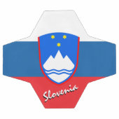 スロベニア国旗/スポーツ サッカーボール (フラット)