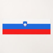 スロベニア国旗（スロベニア） ヨガマット (正面(横))