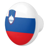 スロベニア国旗 セラミックノブ (右)