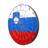 スロベニア国旗 ダーツボード (正面右)