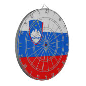 スロベニア国旗 ダーツボード (正面左)