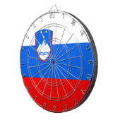スロベニア国旗 ダーツボード (正面右)