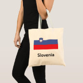 スロベニア国旗 トートバッグ (正面(商品))