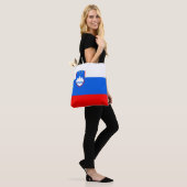 スロベニア国旗 トートバッグ (モデル)