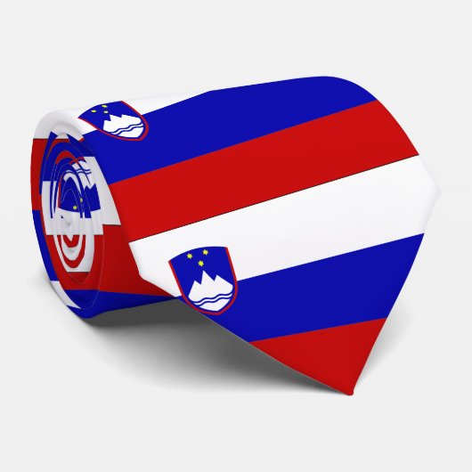 スロベニア国旗 ネクタイ (ロール)
