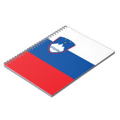 スロベニア国旗 ノートブック (左側)