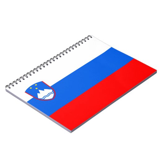 スロベニア国旗 ノートブック (左側)
