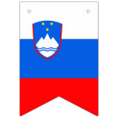 スロベニア国旗 バンティングフラッグ (第1の旗)