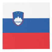 スロベニア国旗 フォトキューブ (正面)