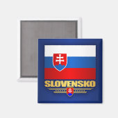 スロベニア国旗 マグネット (正面/裏面)