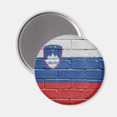 スロベニア国旗 マグネット (正面/裏面)