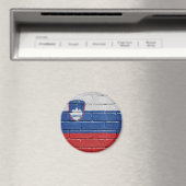 スロベニア国旗 マグネット (インサイチュ (食洗機))